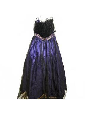 Lanting | Enchanting Purple and Black Gown | 6